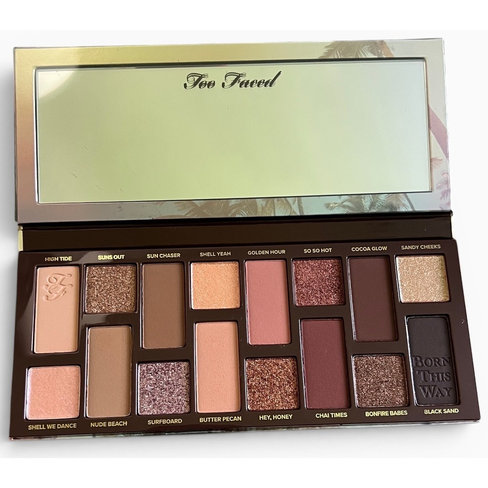 Too Faced Born This Way Sunset Stripped Eyeshadow Palette 16 Pan New Sealed
